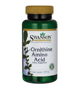 L - Aminoácido ornitina 500 mg L - Aminoácido ornitina 60 cápsulas SWANSON